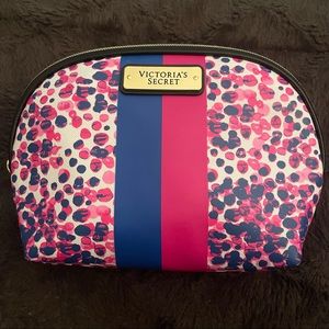 Victoria Secret- Blue & Pink Makeup Cosmetic Bag